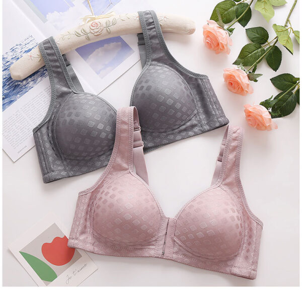 Ladies Front Buckle Female Large Size Thin Bras